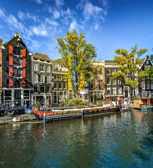 El centro de Amsterdam