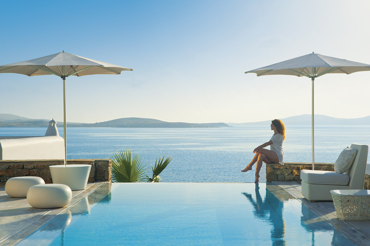 Suite con piscina privada en Mykonos