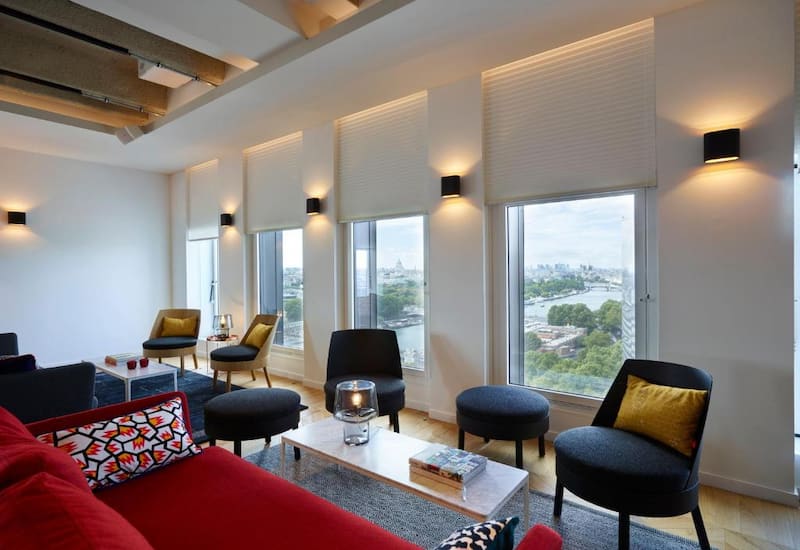 vistas al río sena desde el hotel citizenM Paris Gare de Lyon