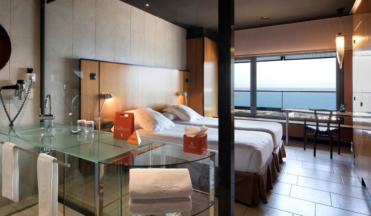 Vistas al mar desde el hotel Barcelona Princess
