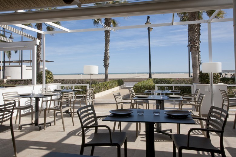 Vista al mar desde la terraza del Hotel Boutique Balandret