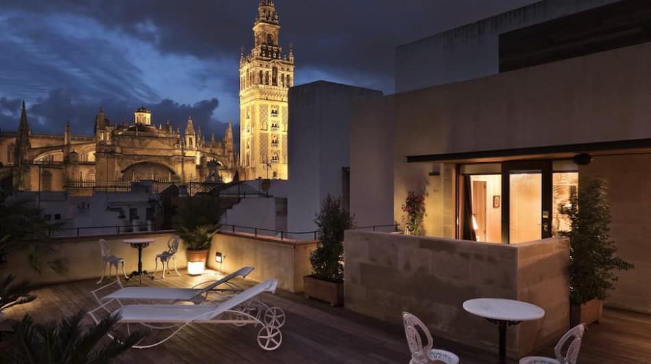 Vistas a la Giralda desde el Hotel Casa 1800 Sevilla