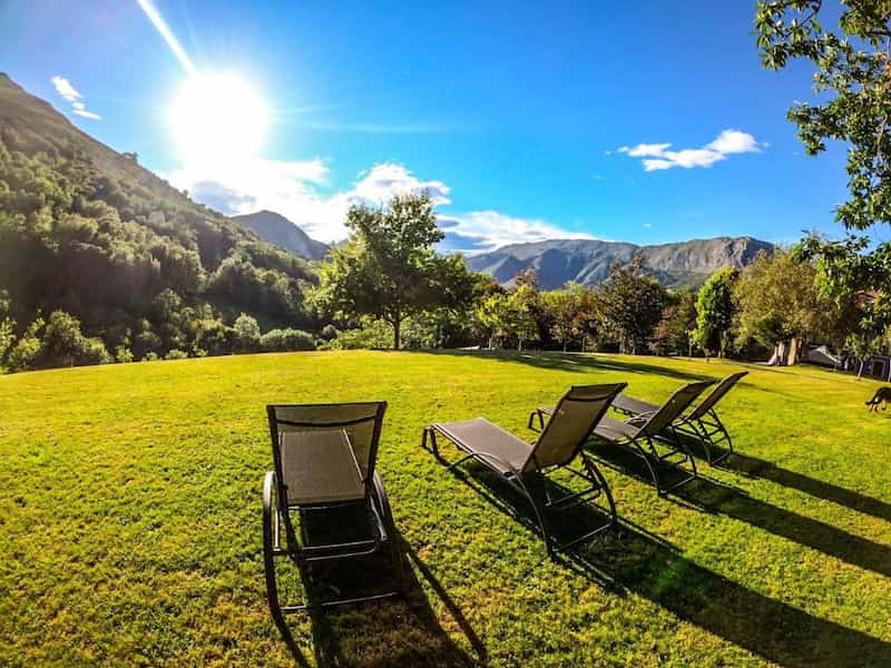 Vistas a la montaña desde el Hotel Rural el Pandal