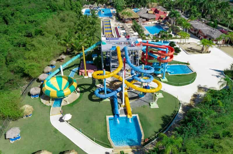 Parque de agua del hotel Grand Sirenis Punta Cana Resort & Aquagames