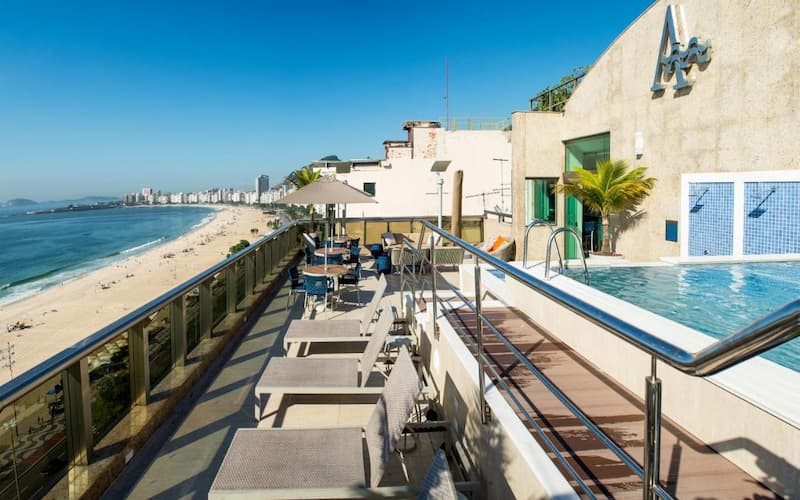 Vistas al mar desde la terraza del Hotel Astoria Palace