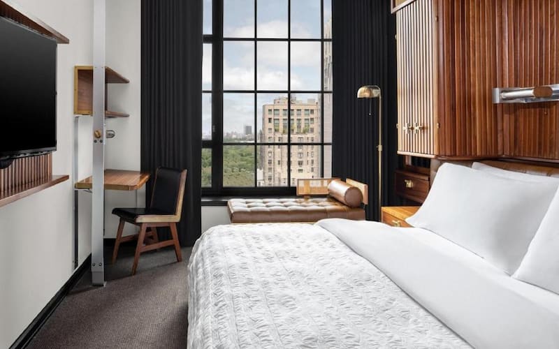 Vistas a central Park desde el hotel Le Meridien New York