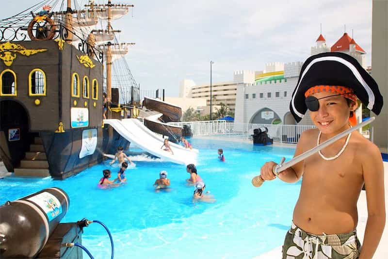 Hotel para niños con parque acuático en Cancún