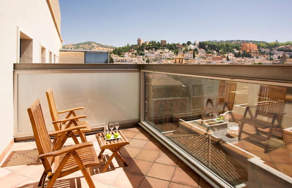Vistas a la Alhambra desde el hotel Meliá Granada