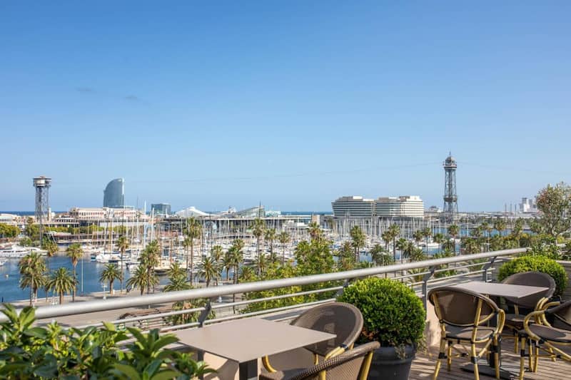Vistas a Barcelona desde el hotel Duquesa de Cardona