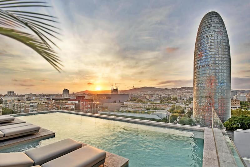 Vistas desde la terraza del Hotel SB Glow