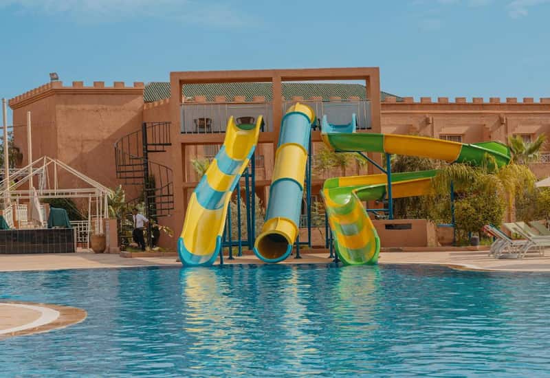 Toboganes del hotel Mogador Aqua Fun & Spa