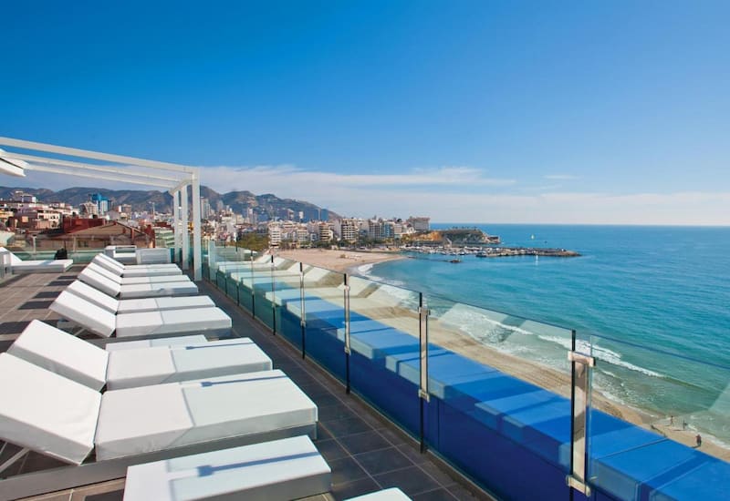 Vistas al mar desde el Hotel Villa del Mar