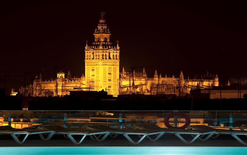 Vistas a la Giralda desde el Hotel Don Paco
