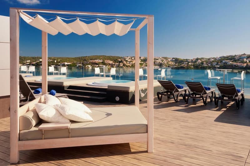 Vistas al mar desde el hotel Barceló Hamilton Menorca