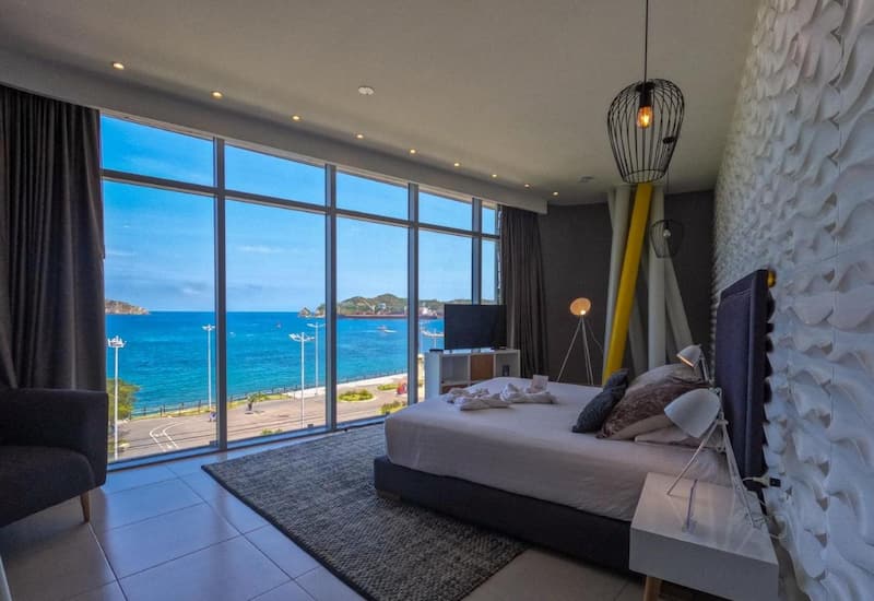 Vista al mar desde la habitación del Bonita Bay Concept Hotel by Xarm Hotels