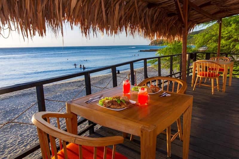 Vistas al mar desde el TAMA Hotel Santa Marta