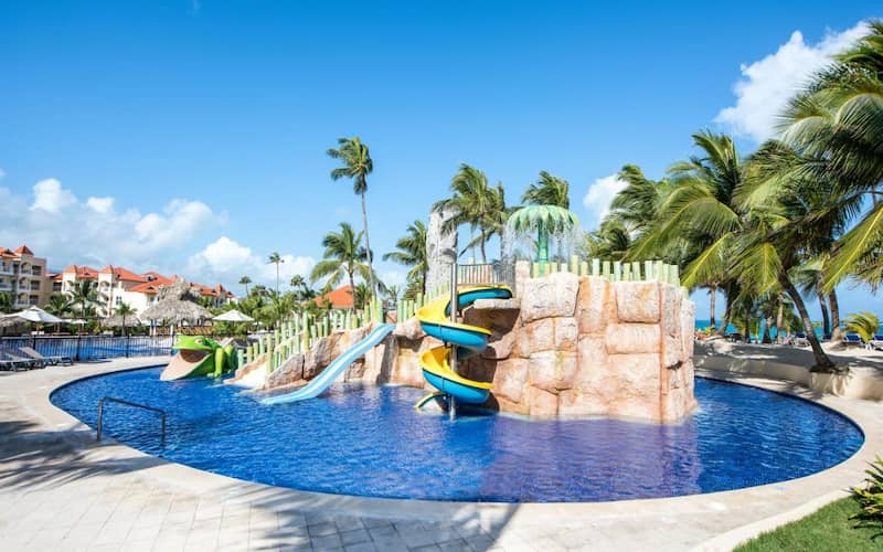 Juegos de agua del hotel Occidental Caribe