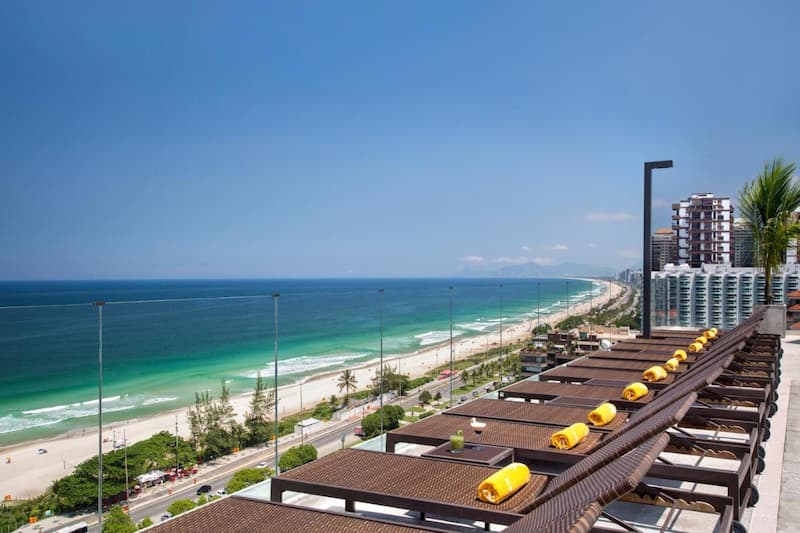 Vistas al mar desde la terraza del hotel Windsor Oceanico